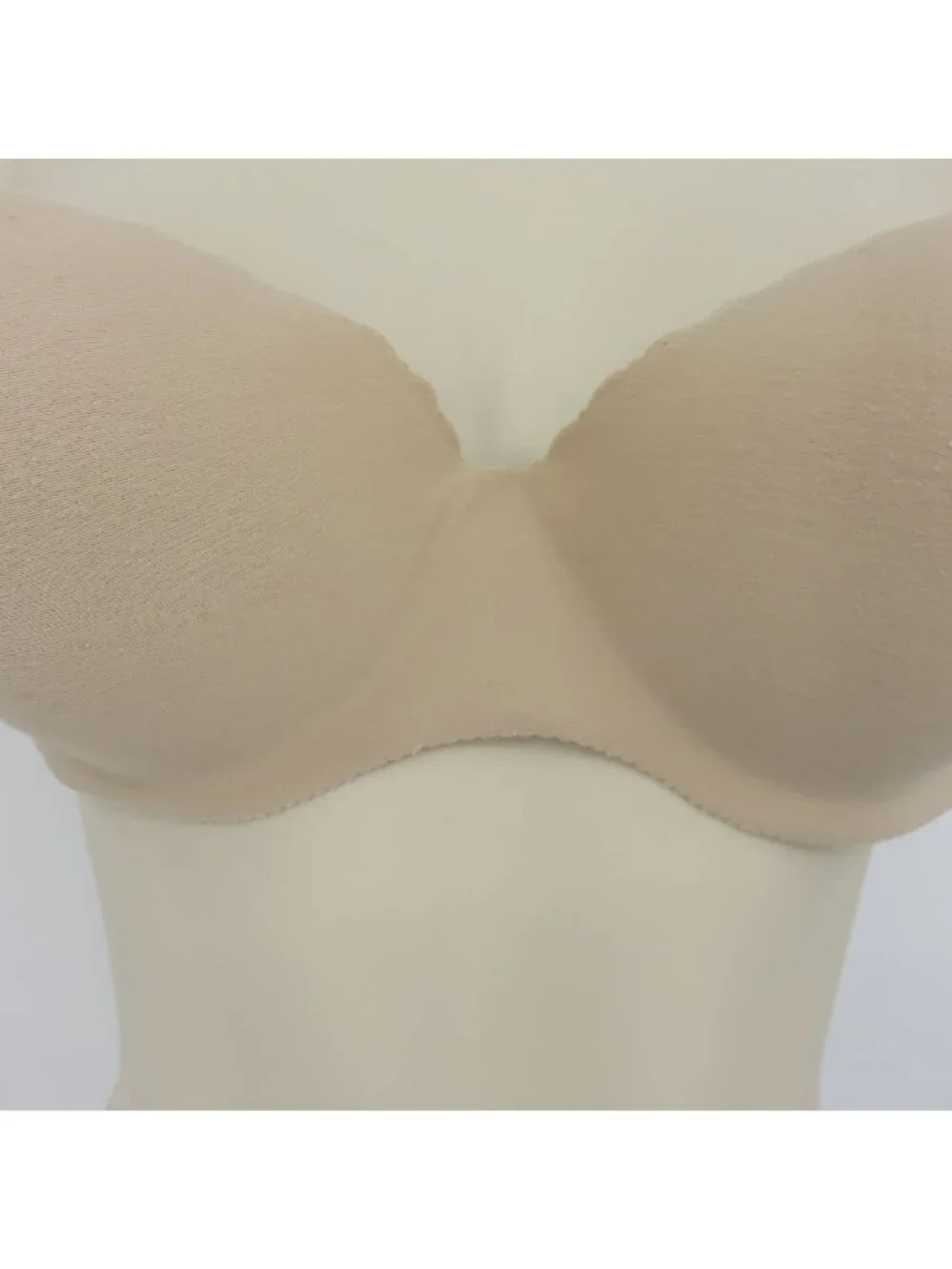 Victorias Secret 34B Angels Secret Embrace Convertible Strapless Bra Solid Beige - Picture 3 of 13